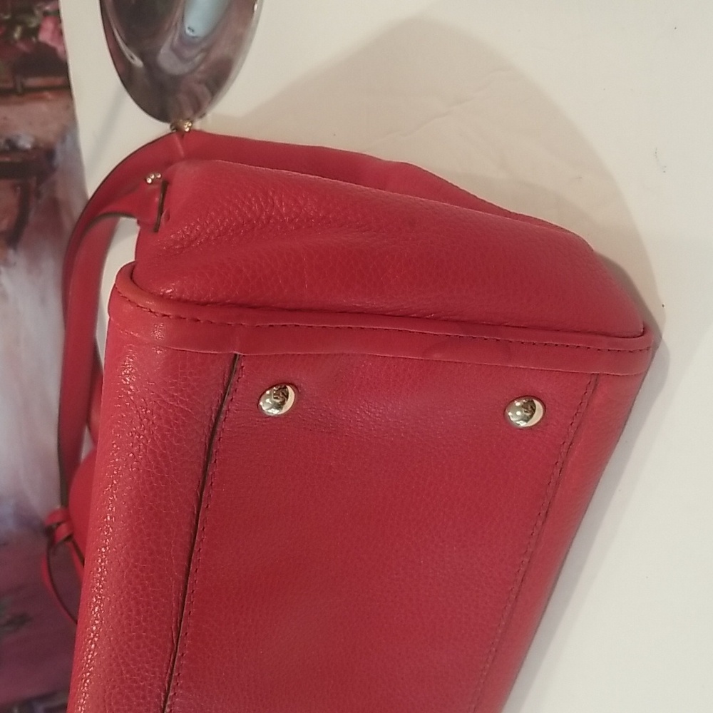 GUCCI SOHO SHOULDER BAG LEATHER LARGE RED - Picture 15 of 16